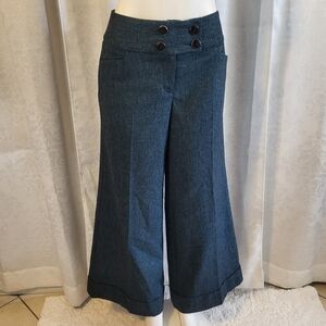 Express Dising Studio Women's Dress Wool Blended Trouser, Pants, Size 10,Green